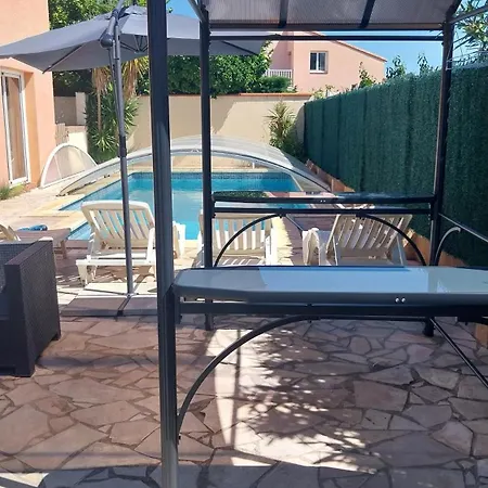 别墅 Climatisee Avec Grande Piscine