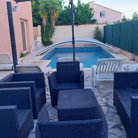 别墅 Climatisee Avec Grande Piscine